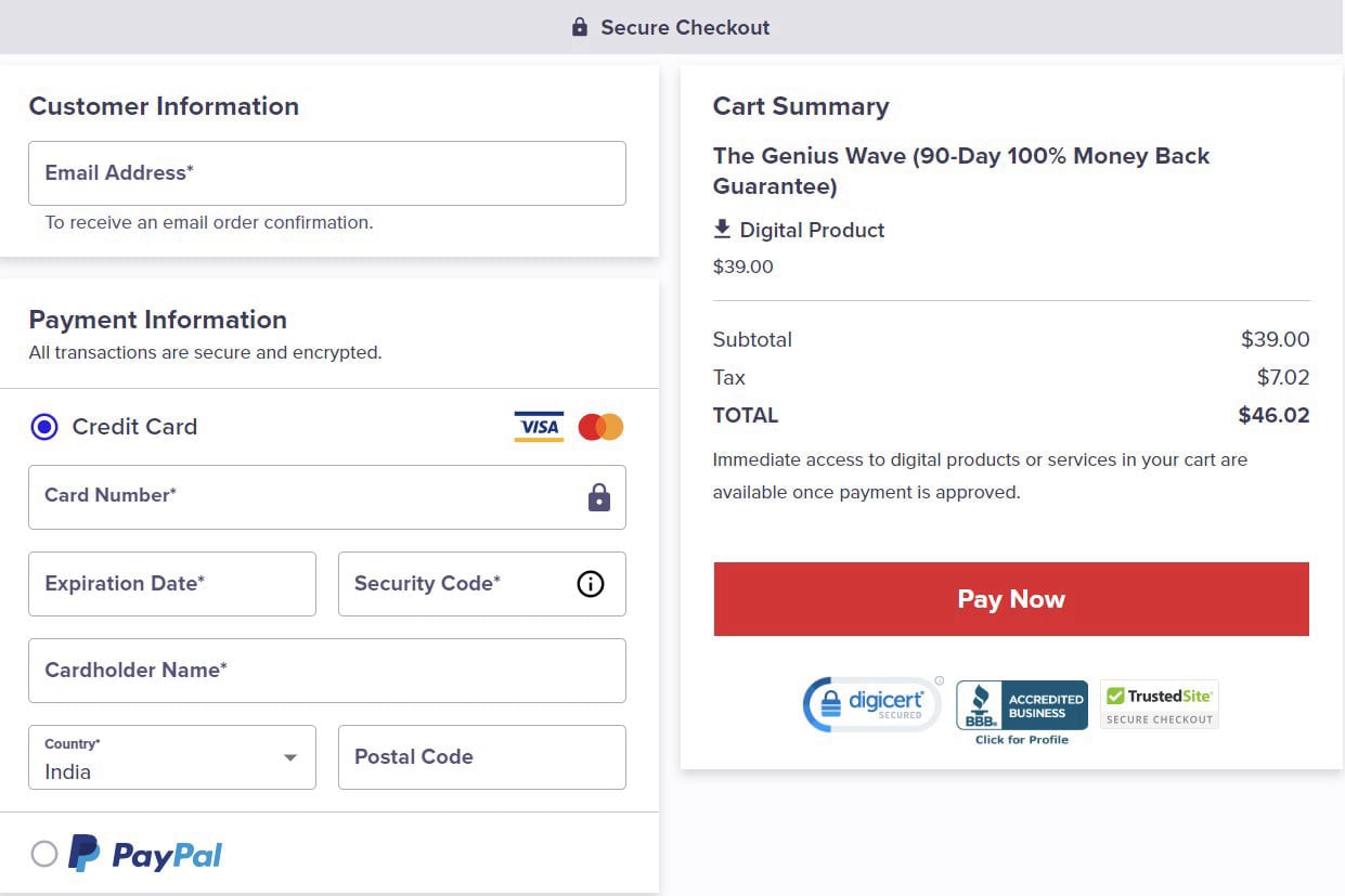 The Genius Wave sound